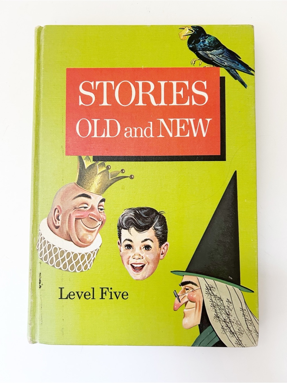 Vintage 'Stories Old and New' Level Five Hardcover - 1965 - 217 pages